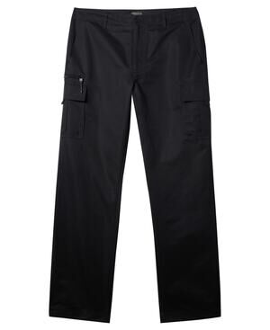 Waterman Quiksilver Maldives Cargo Fixed-Waist Straight Fit Pants Black 34